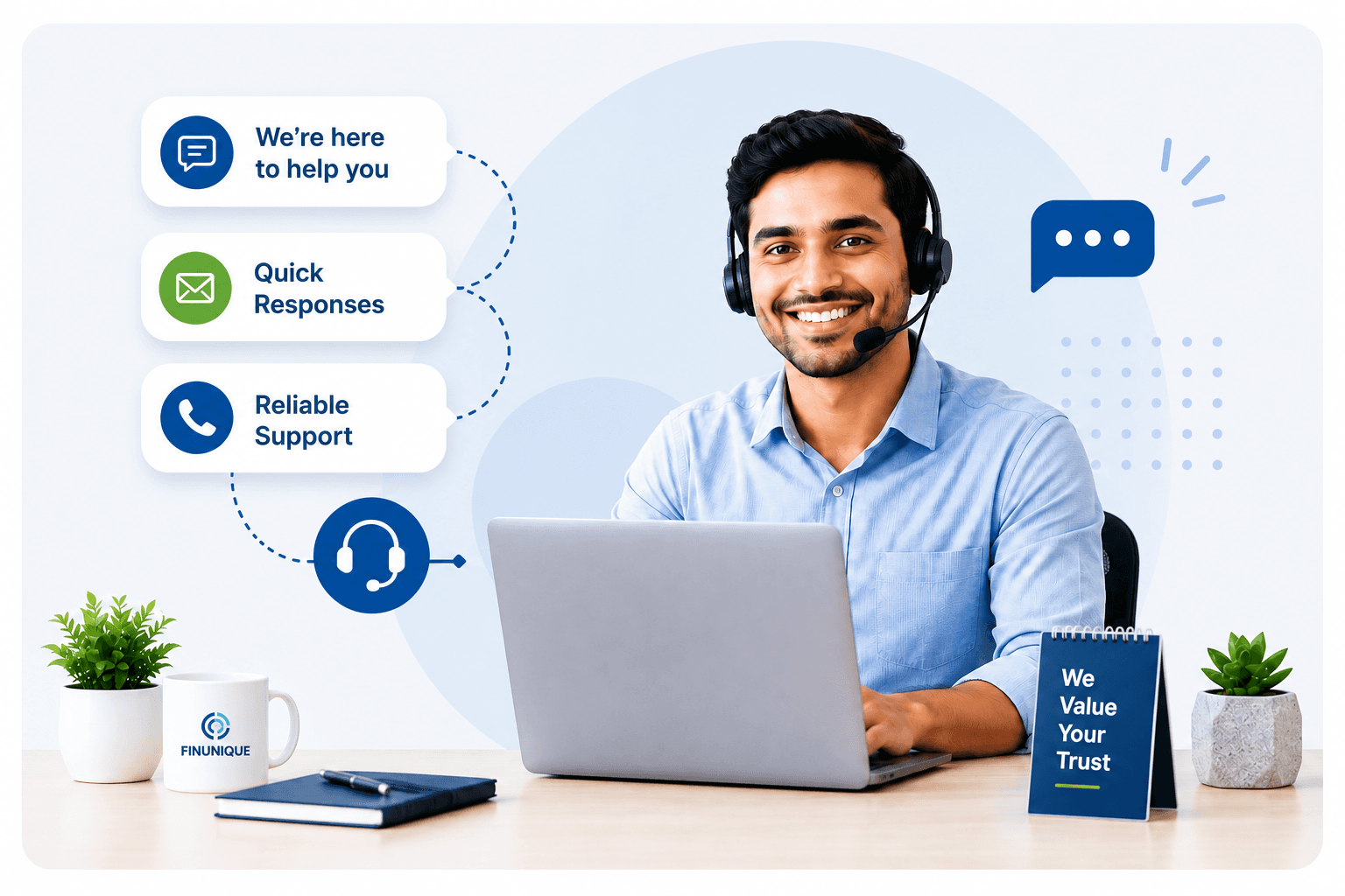 Finunique customer support